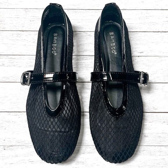 Black Mesh Flats - Picture 4 of 9